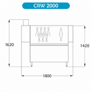 Korbdurchlaufspülmaschine CRW2000 – 110 Körbe/h