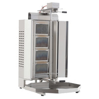 Dönergrill mit 4 Brennern mit Obermotor UMDO04_MU