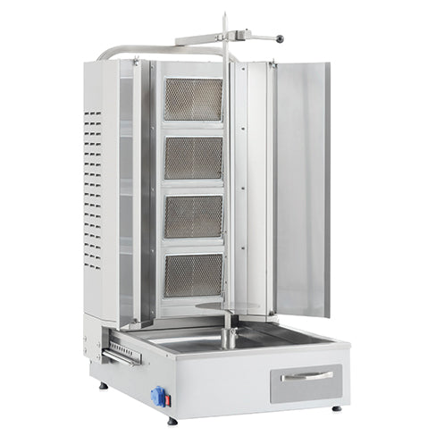 Dönergrill mit 3 Brennern mit Untermotor – Spezialkochgeräte | UMDO03_MA