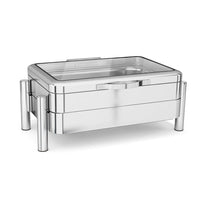 Chafing Dish PRESTIGE GN 1/1 – 9 L, Soft-Close Glasdeckel