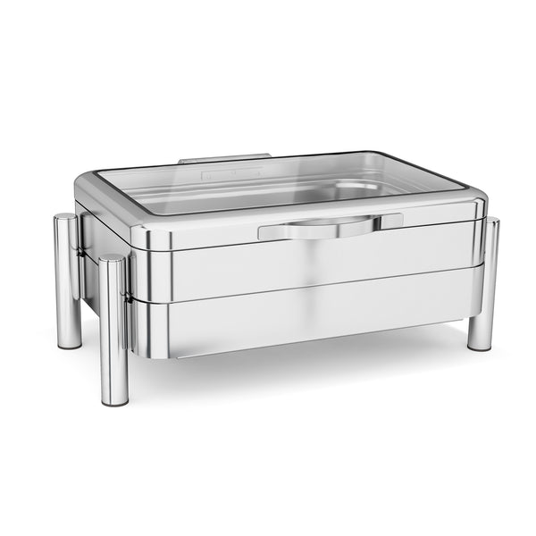 Chafing Dish PRESTIGE GN 1/1 – 9 L, Soft-Close Glasdeckel