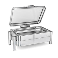 Chafing Dish PRESTIGE GN 1/1 – 9 L, Soft-Close Glasdeckel