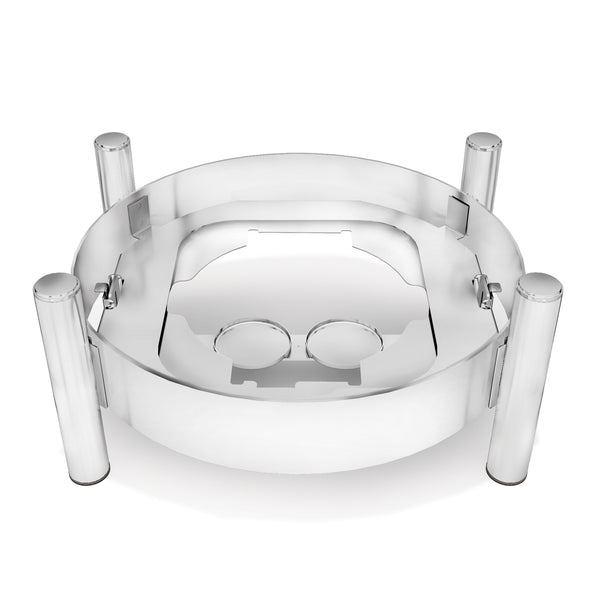 Chafing Dish PRESTIGE Rund – 6 L, Soft-Close Glasdeckel