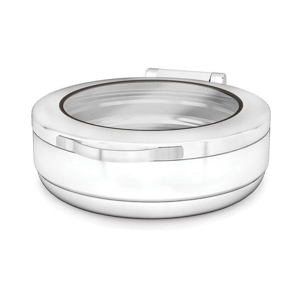 Chafing Dish PRESTIGE Rund – 6 L, Soft-Close Glasdeckel