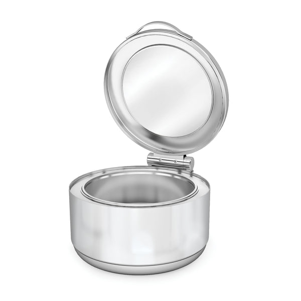 Chafing Dish PRESTIGE Rund Groß – 7 L, Soft-Close Glasdeckel