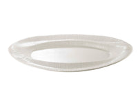 Servierplatte oval Mantra Weiß matt 41 cm