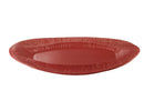 Servierplatte oval Mantra Rot matt 41 cm