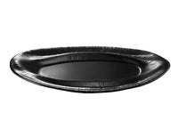 Servierplatte oval Mantra Schwarz matt 41 cm
