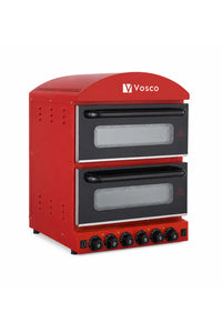 Vosco Doppelkammer-Pizzaofen VZM-H2 – 350 °C