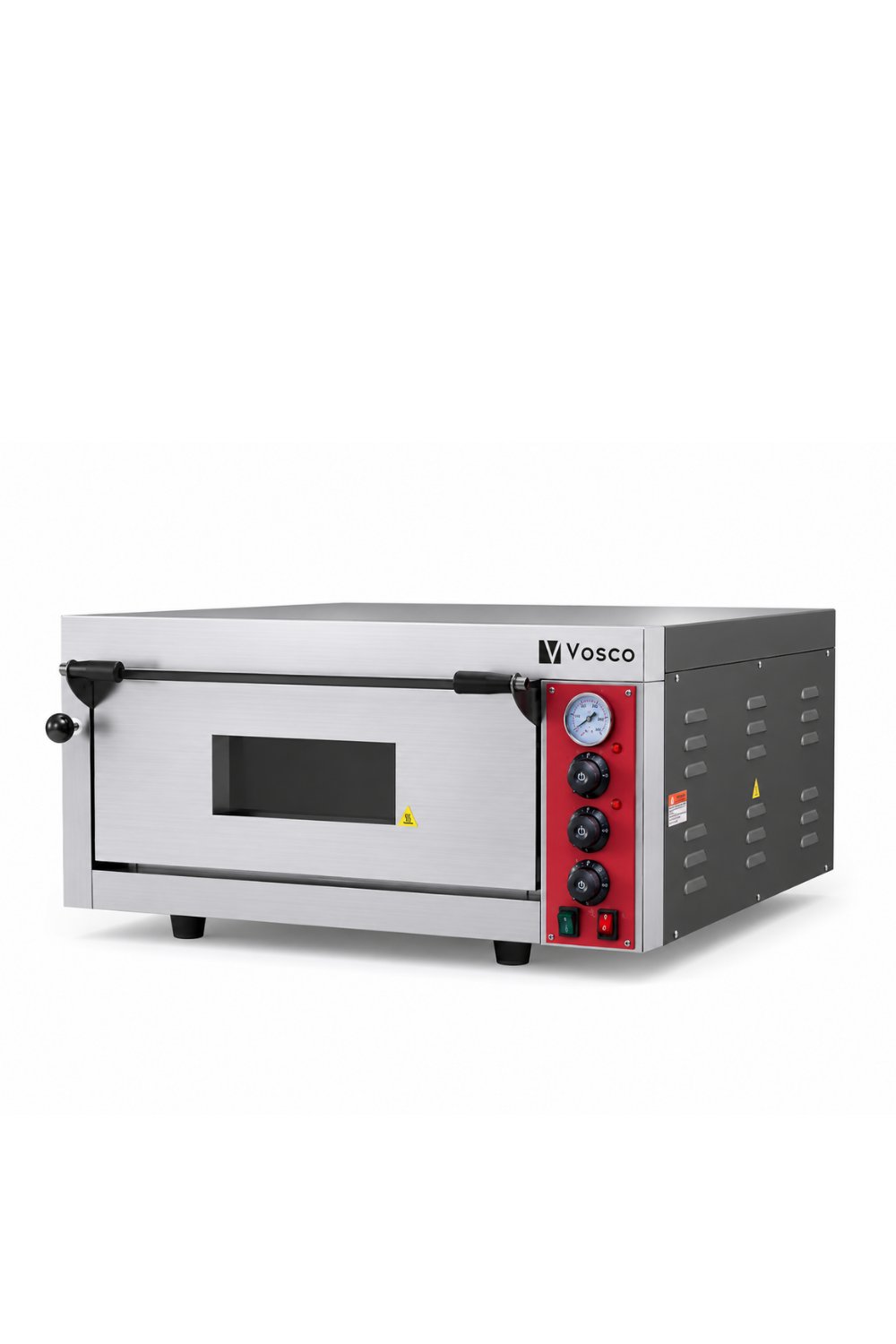 Vosco Pizzaofen VWG-3T – 2 Pizzen, 500 °C